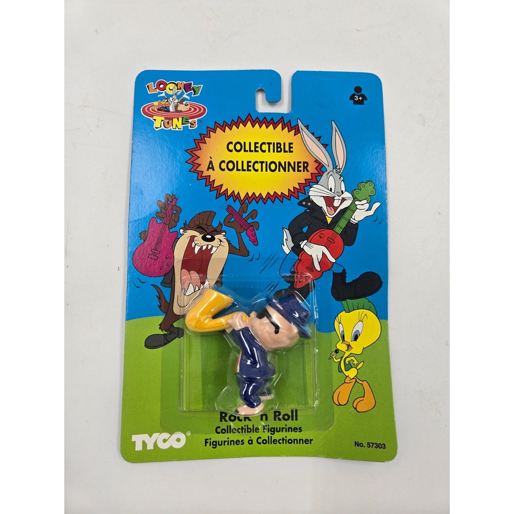 Looney Tunes Porky Pig Tyco Rock n Roll Collectible Figurine New